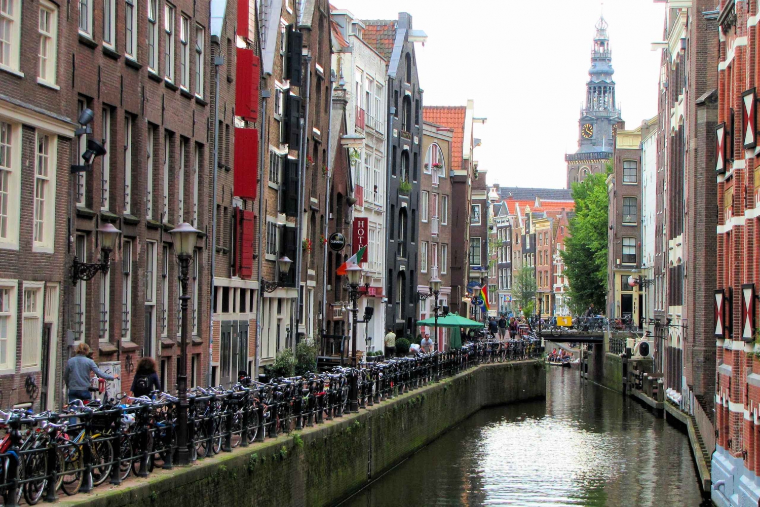 Amsterdã: Passeio a pé com áudio autoguiado pelo centro histórico