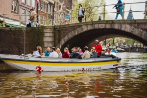 Amesterdão: Passeio de barco aberto pelos canais (com opção de Spritz grátis)