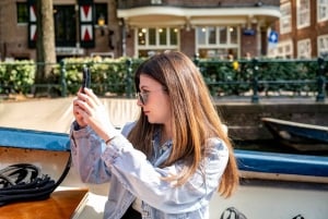 Amsterdam : 75 minutes de croisière sur les canaux en bateau ouvert avec un guide en chair et en os