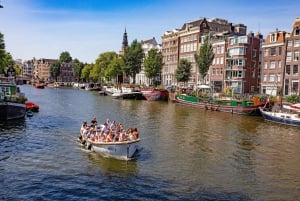 Amsterdam : 75 minutes de croisière sur les canaux en bateau ouvert avec un guide en chair et en os
