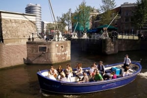 Amsterdam: Open Boat City Sights Canal Cruise