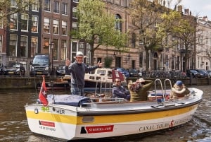 Amsterdam: Tour en barco abierto por los canales con guía local experto
