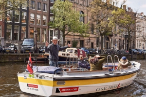 Amsterdam: Tour en barco abierto por los canales con guía local experto