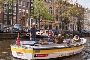 Amsterdam: Offene Bootstour mit lokalem Guide