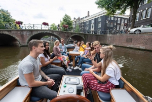 Amsterdam: Open Boat Tour with Local Guide