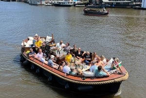 Amsterdam: Boat Tour with Optional Unlimited Drinks