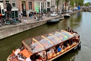 Amsterdam: Boat Tour with Optional Unlimited Drinks