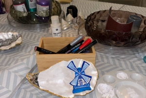 Amsterdam: laboratorio artistico con ostriche in una casa sul canale