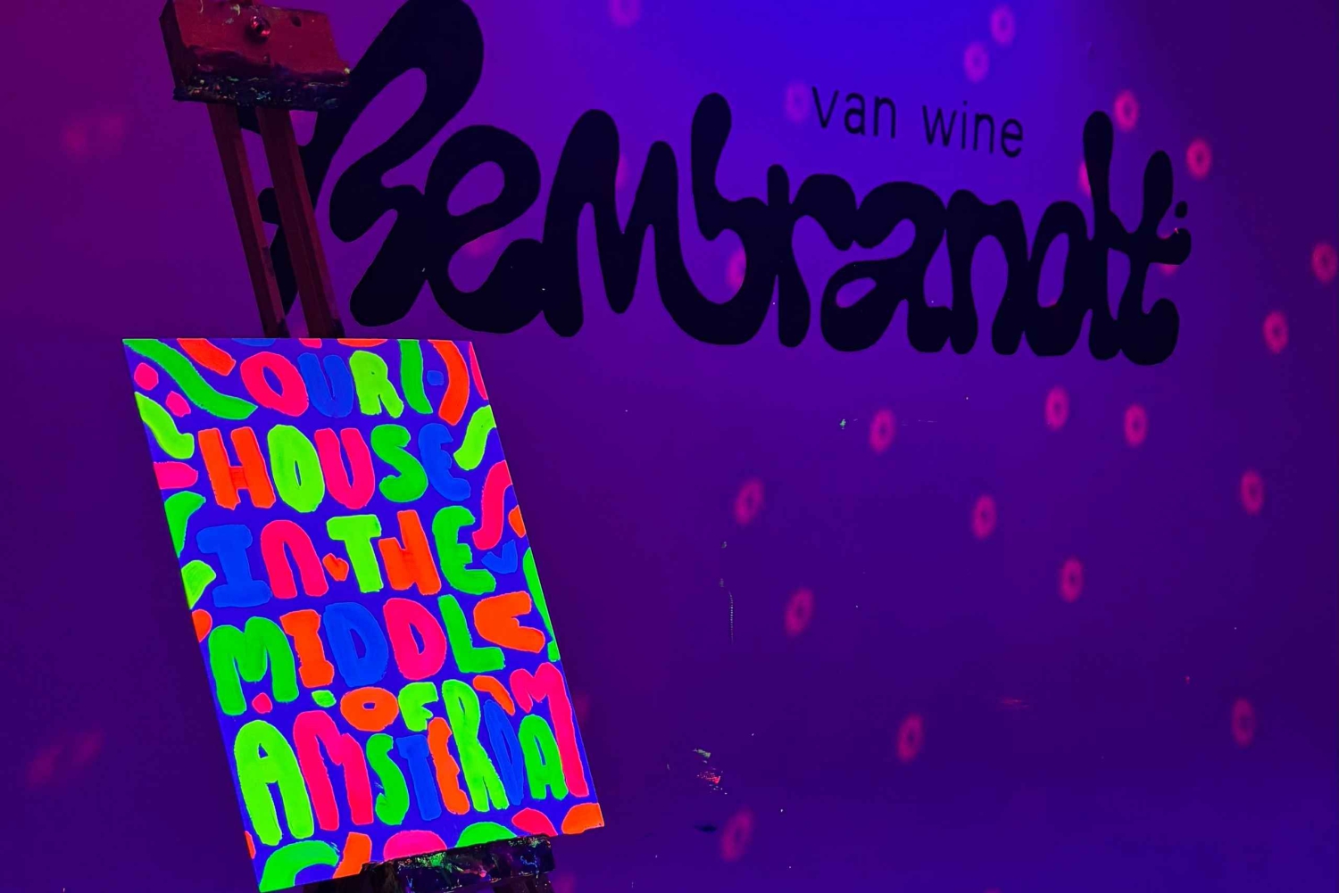 Amsterdam: Mal og drikk i mørket på Rembrandt van Wine