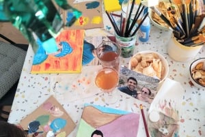 Amsterdam: Paint and Sip Workshop for (Bachelorette) Parties