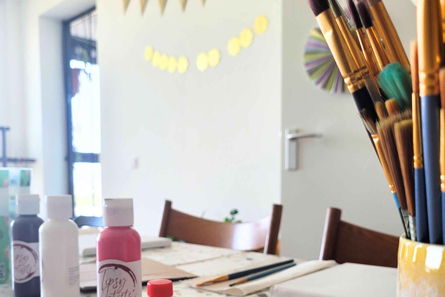 アムステルダム独身最後のパーティーのためのペイント＆シップ・ワークショップ