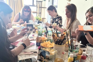 アムステルダム独身最後のパーティーのためのペイント＆シップ・ワークショップ