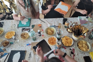 アムステルダム独身最後のパーティーのためのペイント＆シップ・ワークショップ