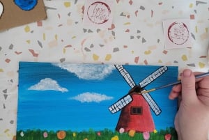 Amsterdam: Paint & Sip Workshop - Paint your Souvenir