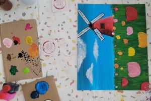 Amsterdam: Paint & Sip Workshop - Paint your Souvenir