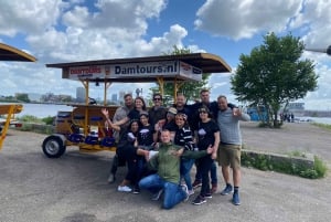 Amsterdam: Party Bike Tour with Beer