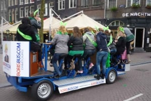 Amsterdam: Party Bike Tour with Beer