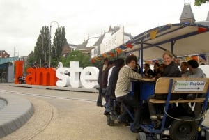 Amsterdam: Party Bike Tour with Beer