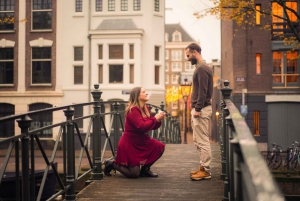 Amsterdam Fotograf: Privates Fotoshooting für einen Heiratsantrag
