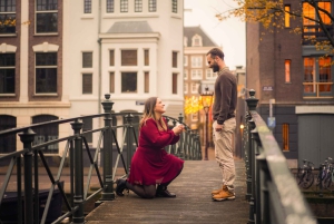 Fotograf i Amsterdam: Privat fotosession med frieri