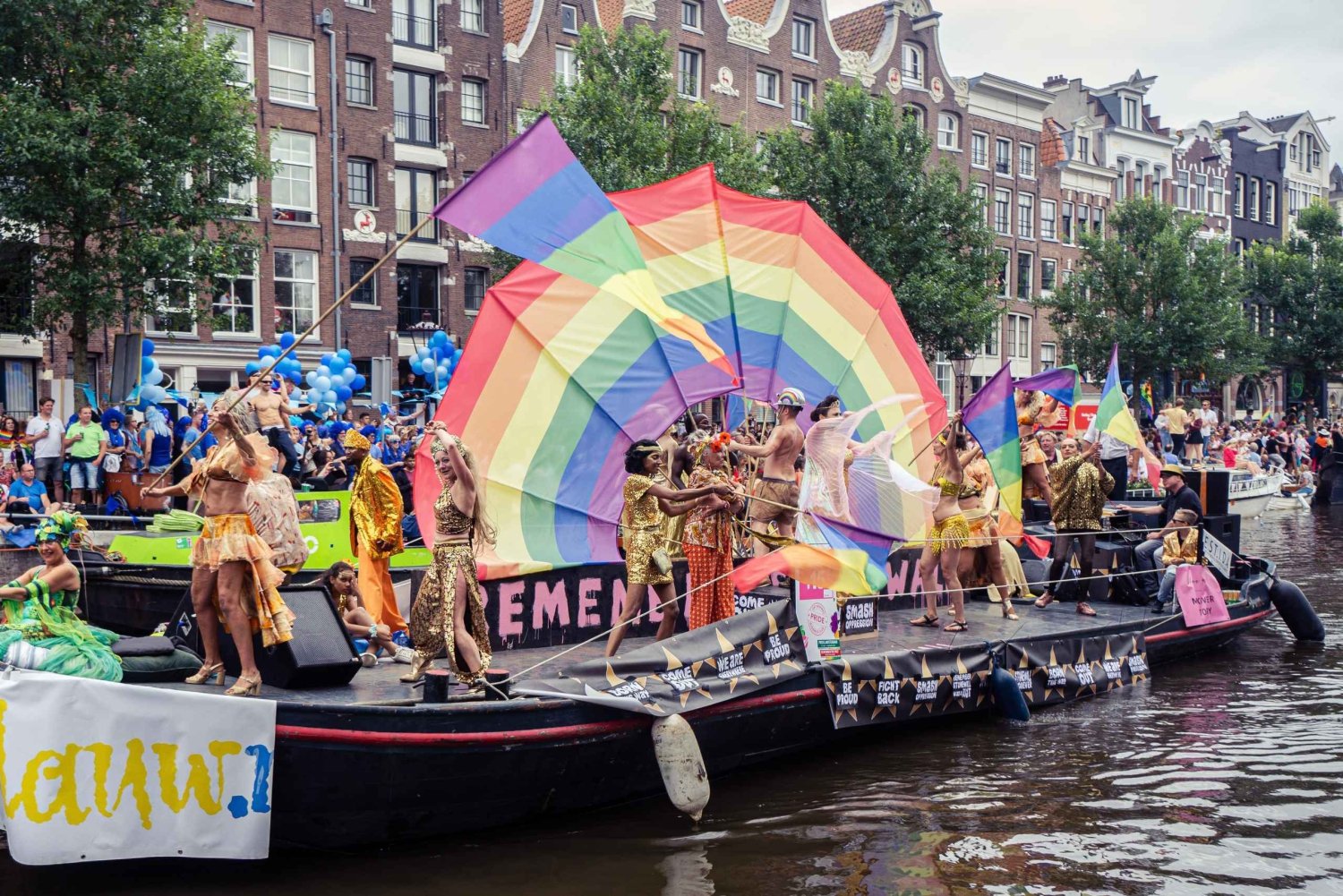 Amsterdam: Pride 2025 Bootfeest met open bar