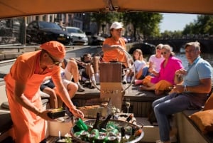 Amsterdam: Privat BBQ-kryssning med personlig kock och drinkar