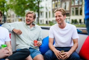 Amsterdam: Private Canal Booze Cruise with Unlimited Drinks