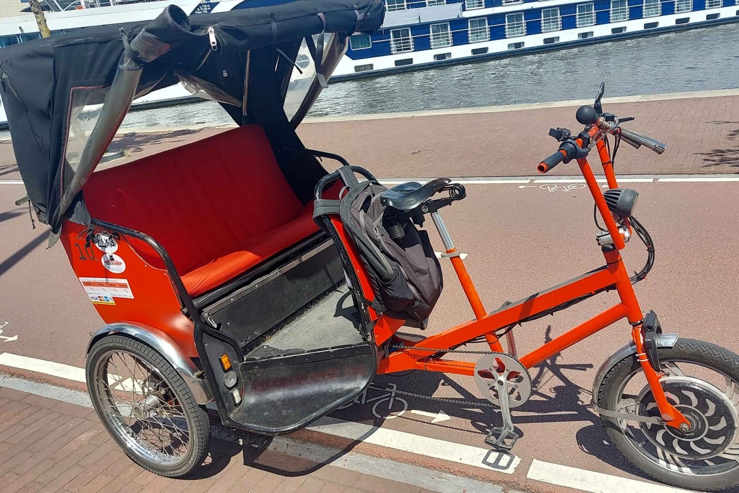 Amsterdam: Private City Highlights Tour przez Rickshaw