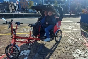 Amsterdam: Private City Highlights Tour by Rickshaw