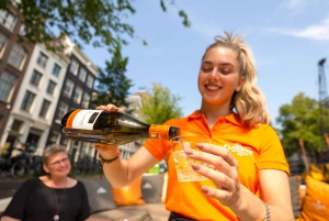 Amsterdam: Privat kryssning med drycker och valfria snacks