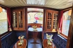 Amsterdam: Privat luksuskanalrundfart med champagne