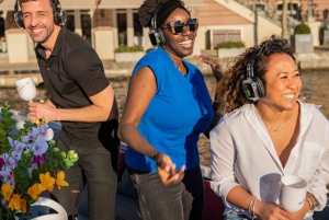 Amsterdam: Prywatny luksusowy rejs z napojami i Silent Disco