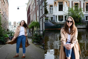 アムステルダム象徴的な場所でプライベート写真撮影