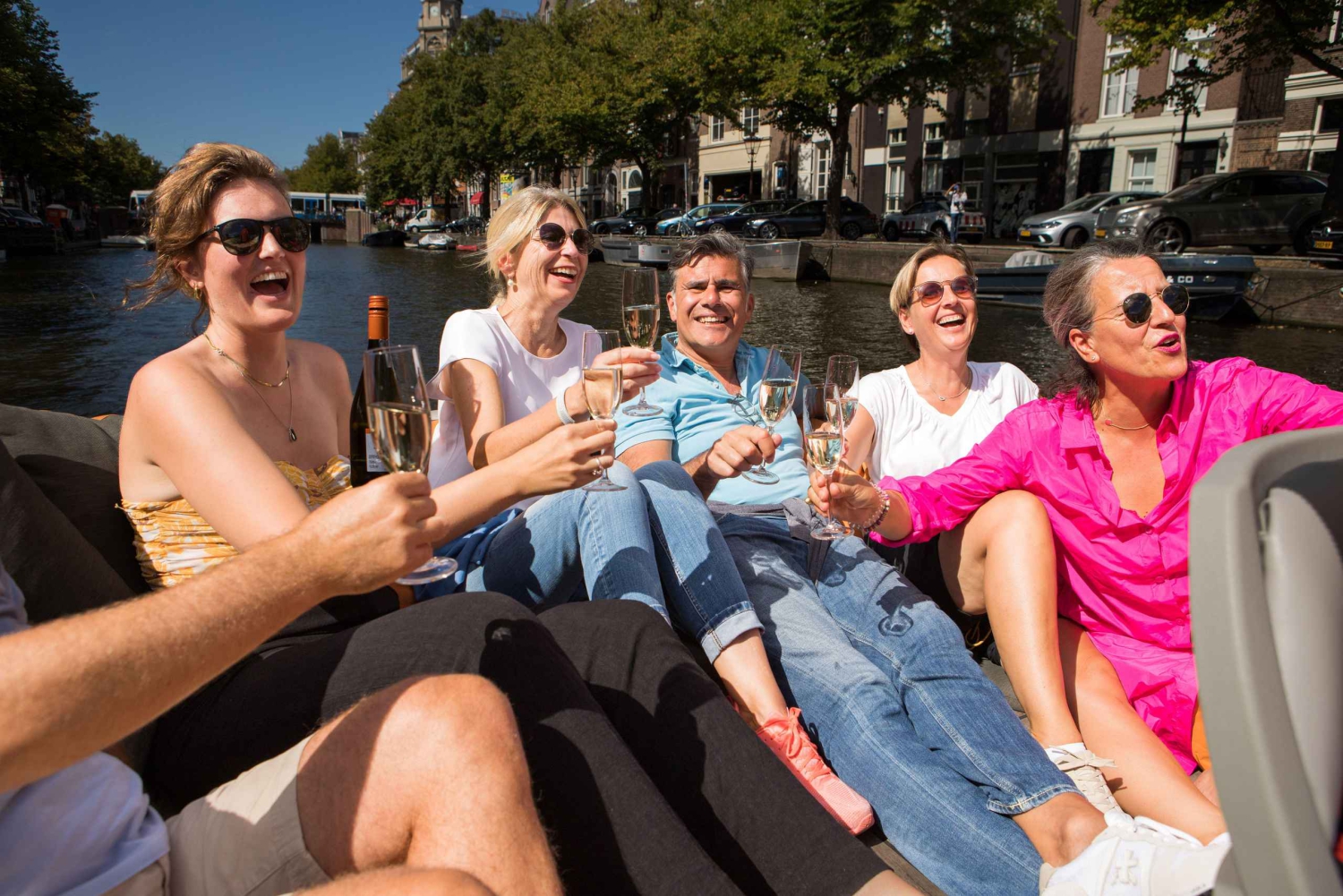 Amsterdam: Privat Prosecco Canal Cruise Tour