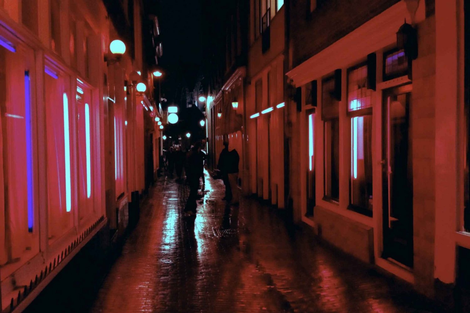 Amsterdam: Prywatna wycieczka po dzielnicy czerwonych latarni po hiszpańsku