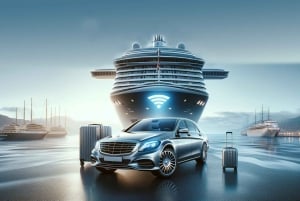 Amsterdam: Privat transport til og fra krydstogtshavnen - VIP