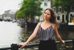 Photoshoot sur les canaux d'Amsterdam : Solo privé, famille ou couples