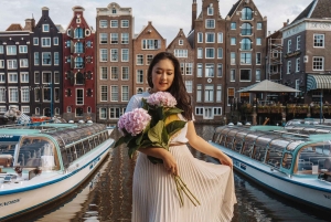 Amsterdam: Profesjonell fotoshoot ved kanalene