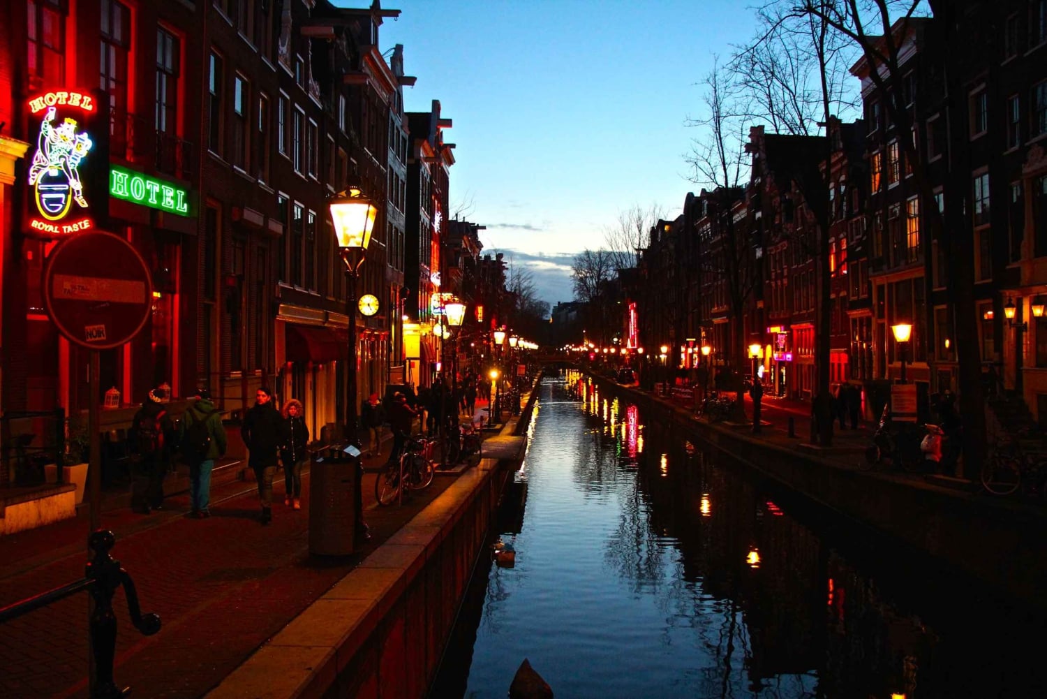 Rundvandring i Amsterdams Red Light District och Gamla stan