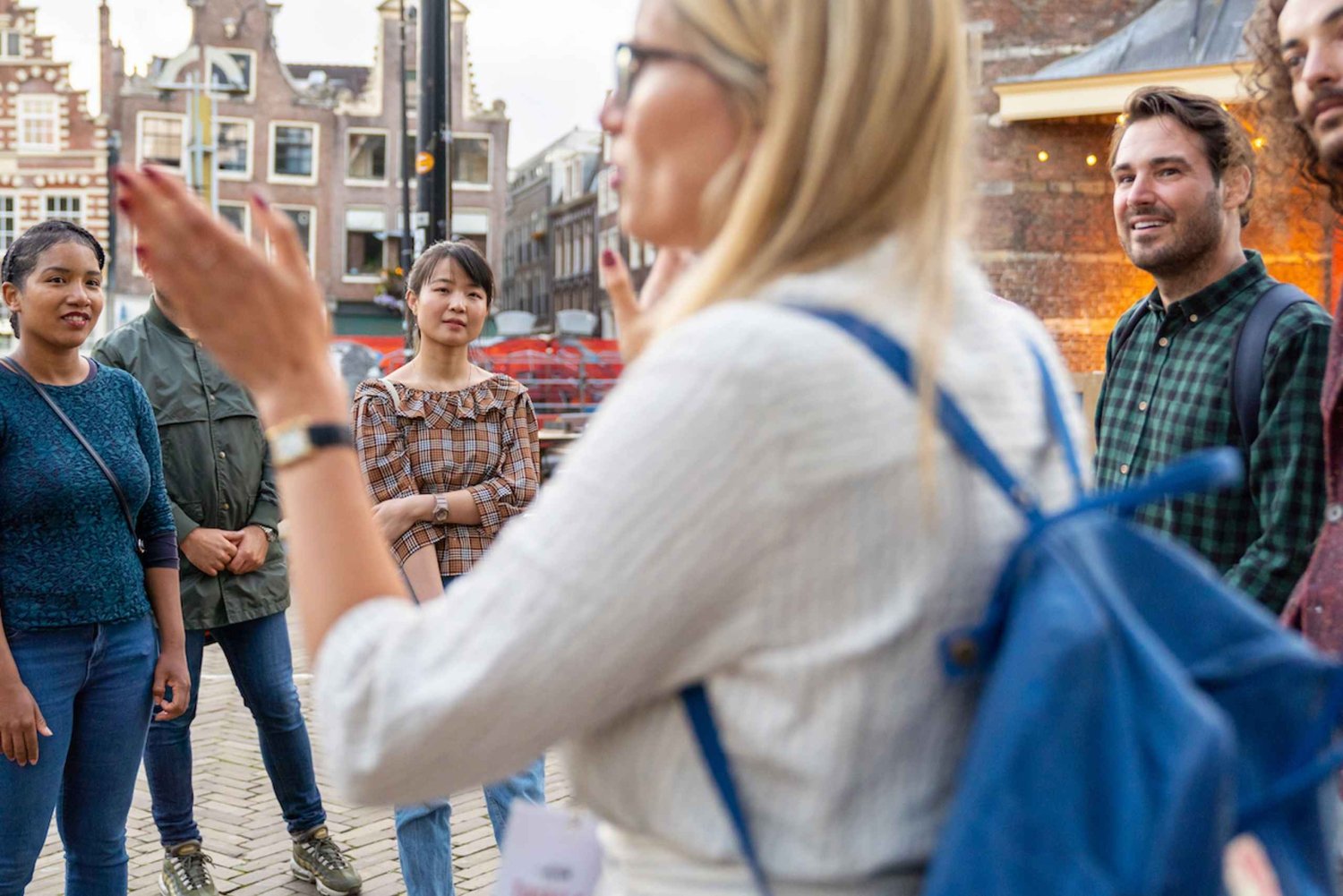 Amsterdam: Red Light District & City Tour Tyska eller Engelska