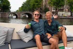 Amsterdam: Rødhættekvarteret Pub Crawl og Booze Boat Tour