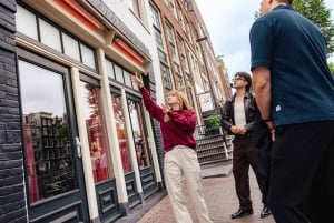 アムステルダムレッド・ライト・ツアー独占＋ピープ・ショー