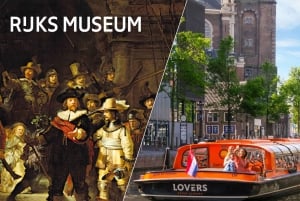 Amsterdam: Rijksmuseum Entry Ticket and Canal Cruise Combo