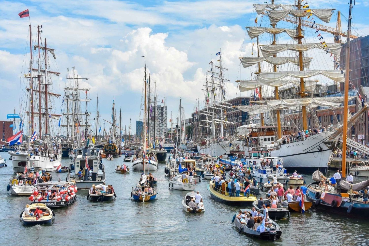 Amsterdam: Sail 2025 2 uur durende cruise inclusief drankje en snack