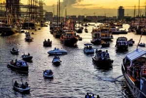 Amsterdam: SAIL 2025 officiel aftenkrydstogt, inkl. drikkevarer