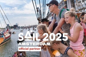 Amsterdam: SAIL 2025 officiel aftenkrydstogt, inkl. drikkevarer