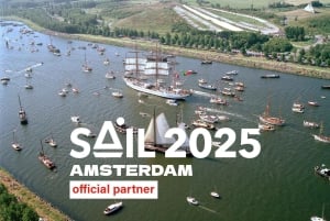Amsterdam: SAIL 2 timmars lyxig öppen båttur med obegränsade drycker