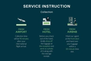 Amsterdam: Same Day Luggage Delivery to/from Airport