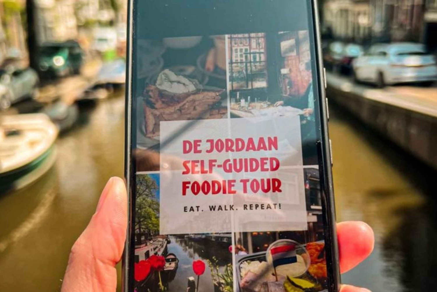 Amsterdam: Selbstgeführte Food Tour im Viertel De Jordaan