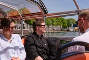 Amsterdam: Halvåpent kanalbåtcruise